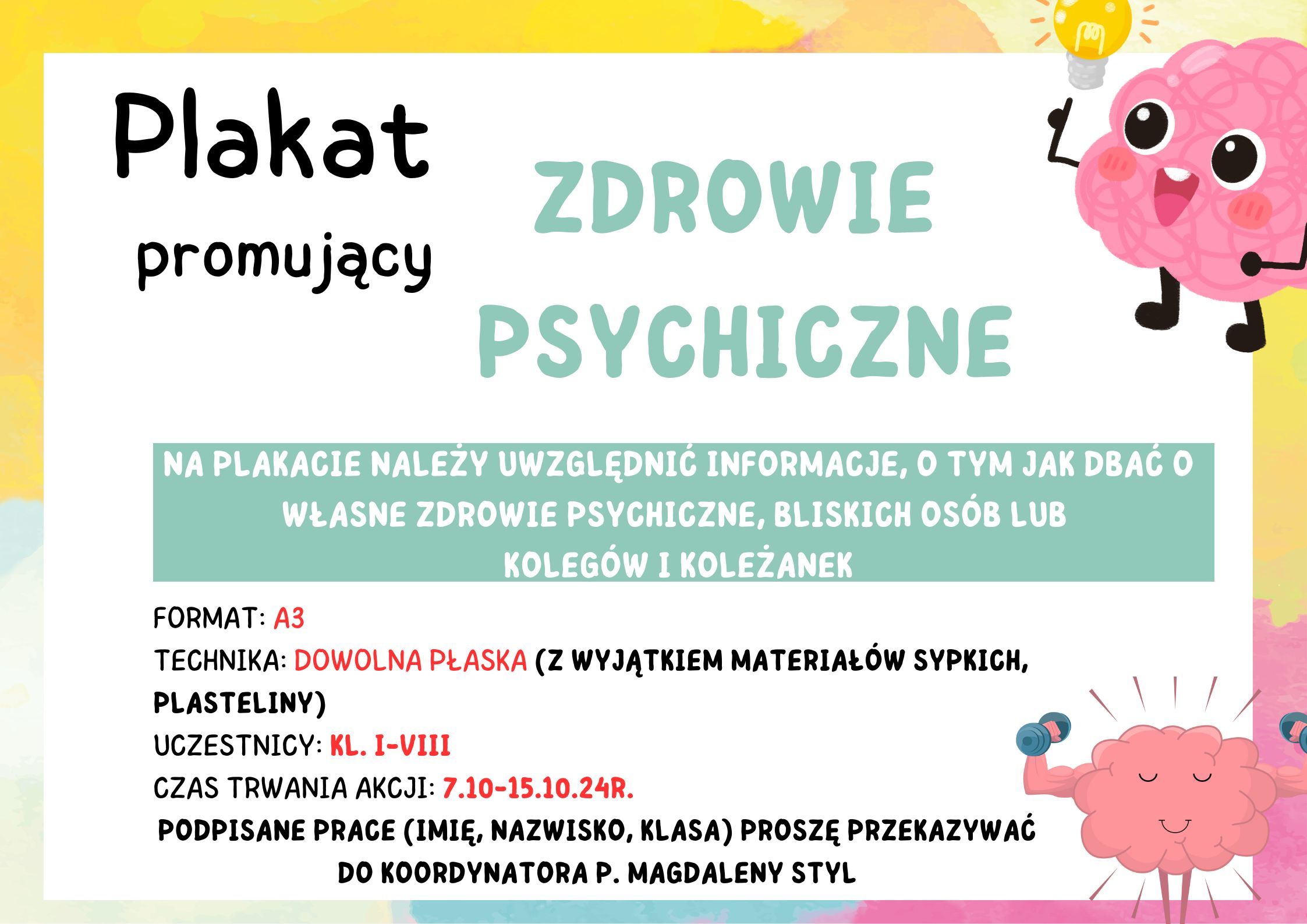 Plakat Zdrowie psychiczne